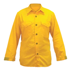 Brush Shirts Women's Ember Tecasafe Plus 5.8 Oz. Brush Shirt (Yellow), CrewBoss