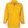 Brush Shirts Tecasafe Plus 5.8 Oz Hickory Brush Shirt (Yellow), CrewBoss
