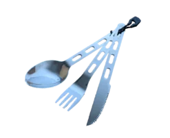 Stainless Steel Cutlery 3 Piece Set, GSI Outdoors Utensils & Cookware
