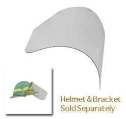 Fire Helmets 8 Inch Polycarbonate Face Shield, Bullard