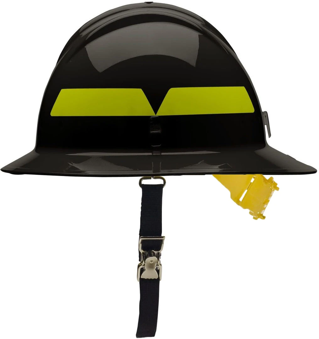 Fire Helmets Full Brim Helmet With Pin Lock Suspension, Bullard