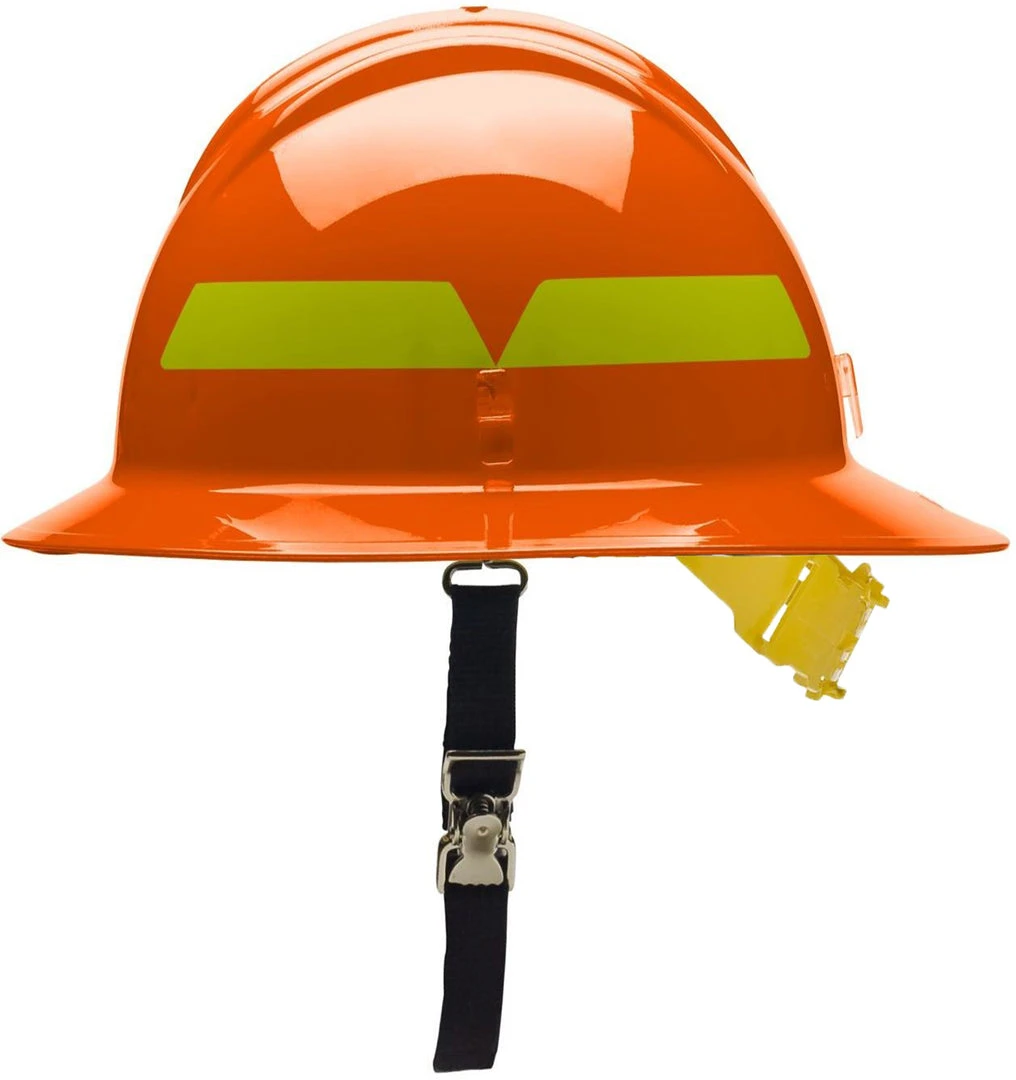 Fire Helmets Full Brim Helmet With Pin Lock Suspension, Bullard