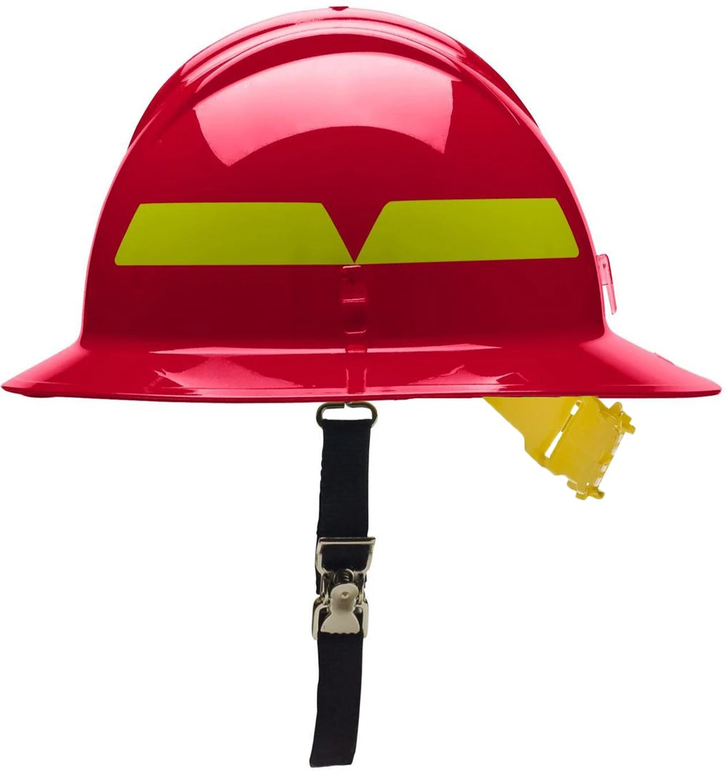 Fire Helmets Full Brim Helmet With Pin Lock Suspension, Bullard