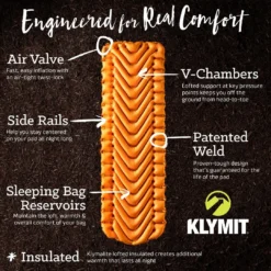 Insulated Static V Lite Sleeping Mat, Klymit Sleeping Bags & Equipment