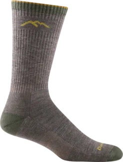Boots & Socks Hiker Midweight Merino Wool Cushioned Boot Sock (Taupe), Darn Tough