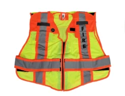 Wildland Overpants And Overcoats Ultrabright 6 Point Breakaway Fire Safety Vest, Fire Ninja