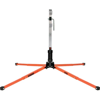 Single Spring Sign Stand W/ Universal Bracket, Bone Safety Signs