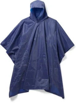 Red Ledge Rain Poncho-Hooded, Vinyl, Peregrine Rain Gear