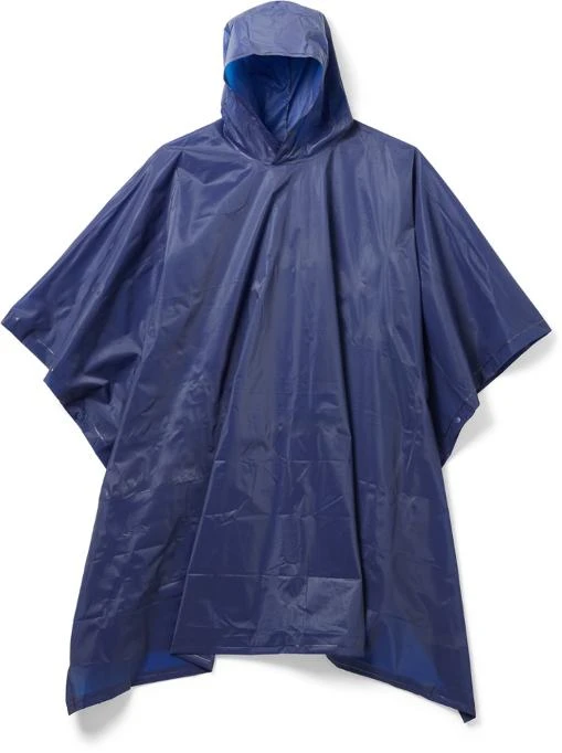 Red Ledge Rain Poncho-Hooded, Vinyl, Peregrine Rain Gear