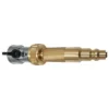Dual Purpose Adjustable 3/4" Nozzle W/Shut-Off Valve, De Luna's