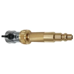 Dual Purpose Adjustable 3/4" Nozzle W/Shut-Off Valve, De Luna's