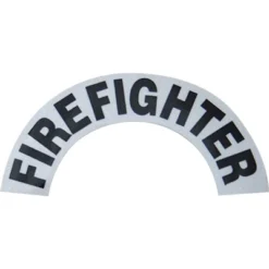 Pacific Reflex Signs Crescent Helmet Sticker (Small)