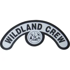 Pacific Reflex Signs Fire Helmets Emblem Crescent Helmet Sticker