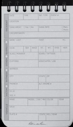 Field Interview Notebook-3 X 5, Rite In The Rain