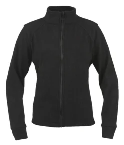 True North Women's Alpha Jacket-SuperFleece (Black), DragonWear
